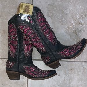 NWT Swarovski crystal  cowboy boots